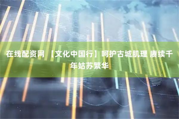 在线配资网 【文化中国行】呵护古城肌理 赓续千年姑苏繁华